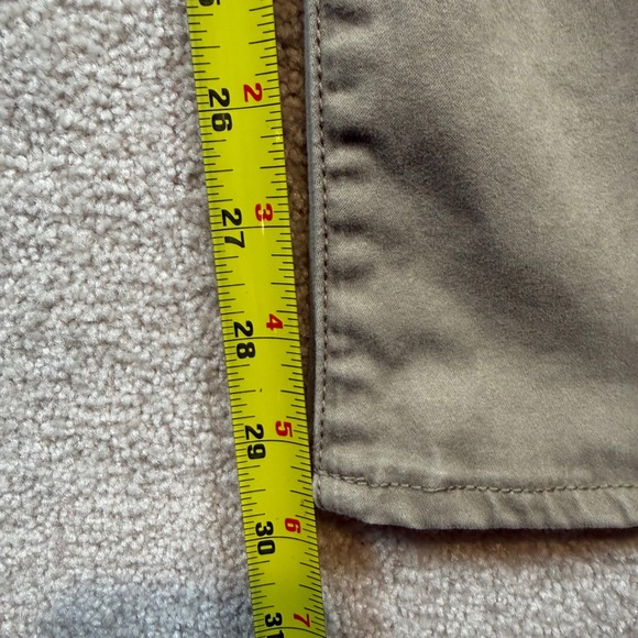 Lucky Brand 363 Vintage Straight Mens 32x32 Khaki Tan Stretch Chino Pants - Picture 7 of 8